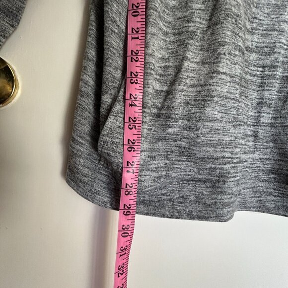 cozy Forever 21 Plus heather grey cowl neck pullover - Picture 9 of 11